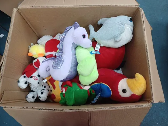 APPROXIMATELY 20 ASSORTED PLUSH SOFT TOYS