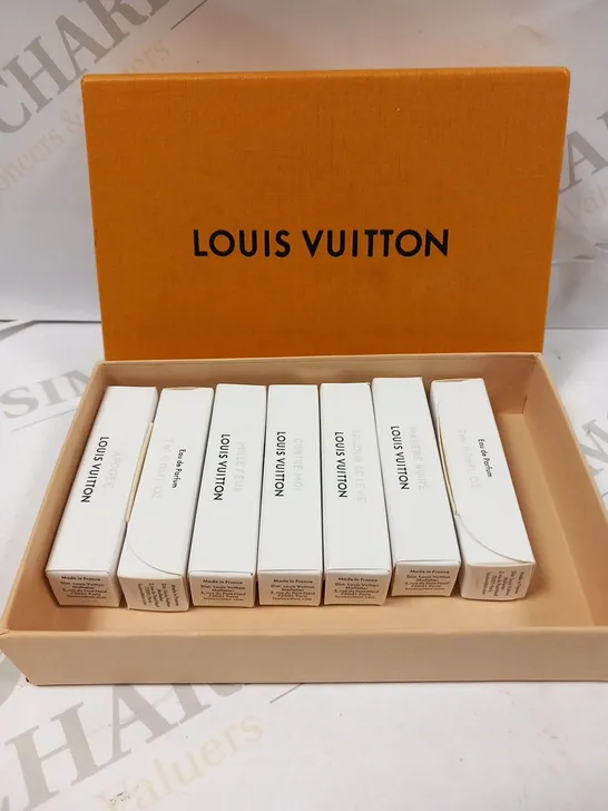 BOXED LOUIS VUITTON EAU DE PARFUM MINIATURES GIFT SET