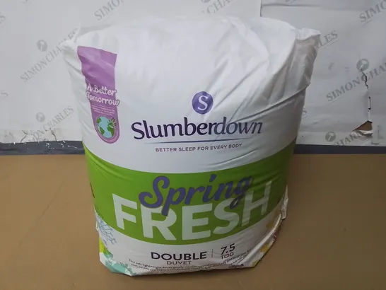 SLUMBERDOWN SPRING FRESH DOUBLE DUVET 7.5 TOG