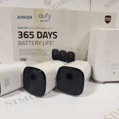 BOXED ANKER EUFY SECURITY WIRE-FREE 2K SECURITY CAMERA WITH 365 DAYS BATTERY LIFE