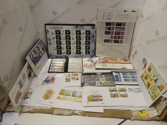 LARGE QUANTITY OF STAMPS AND STAMP COLLECTIONS OF VARIOUS YEARS AND ORIGINS