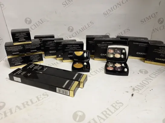 LOT OF 16 ASSORTED CHANEL MAKE-UP ITEMS