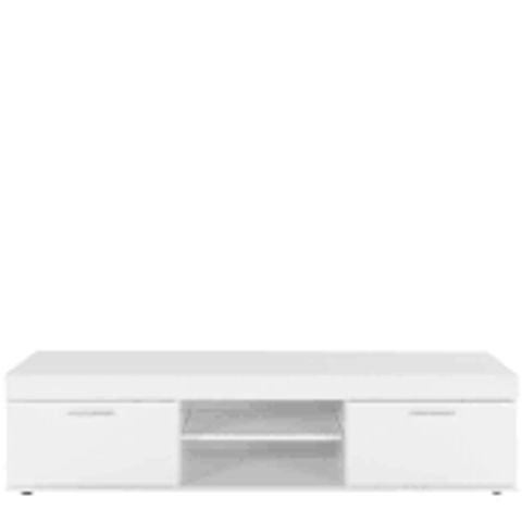 BOXED TARS WHITE TV STAND FOR TVS UP TO 55"