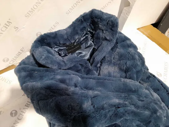 CENTIGRADE FAUX FUR VELVET JACKET SIZE XL