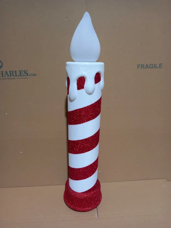 MR CHRISTMAS INDOOR/OUTDOOR 24" LIGHT UP CANDLE