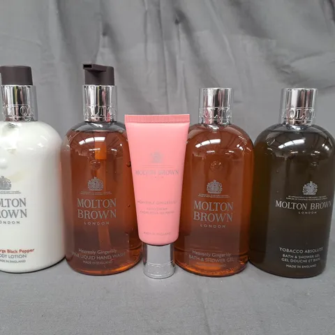 MOLTON BROWN 5 PIECE LUXURY HAND & BODY WASH COLLECTION - COLLECTION ONLY