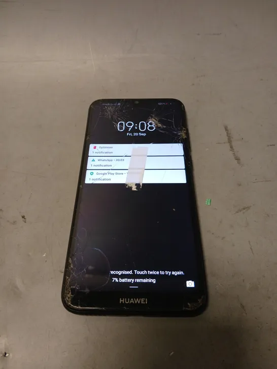 HUAWEI BLACK MOBILE PHONE 