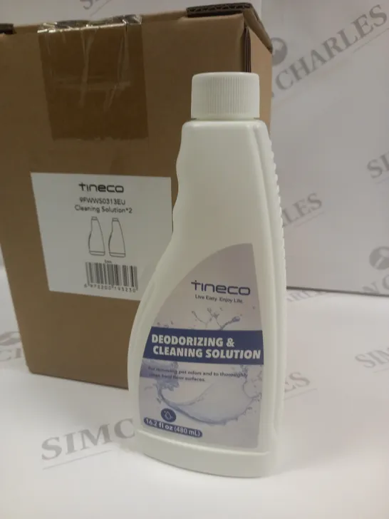 LOT OF 6 2-PACKS OF TINECO 480ML CLEANING SOLUTIONS