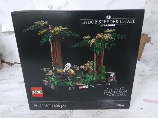 BOXED LEGO STAR WARS ENDOR SPEEDER CHASE - 75353