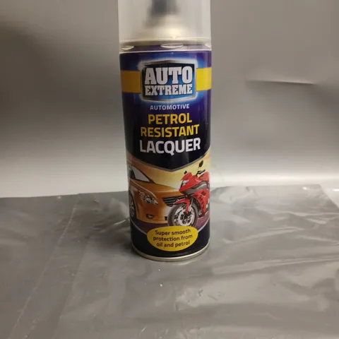 LOT OF 12 AUTO EXTREME PETROL RESISTANT LACQUER SPRAY 400ML PER CAN