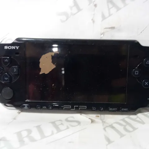 SONY PSP HANDHELD GAMING CONSOLE IN BLACK