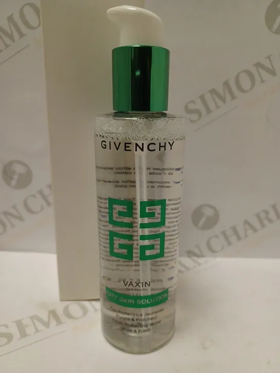 GIVENCHY VAX'IN FOR YOUTH CITY SKIN SOLUTION YOUTH PROTECTING WATER 200ML TESTER 