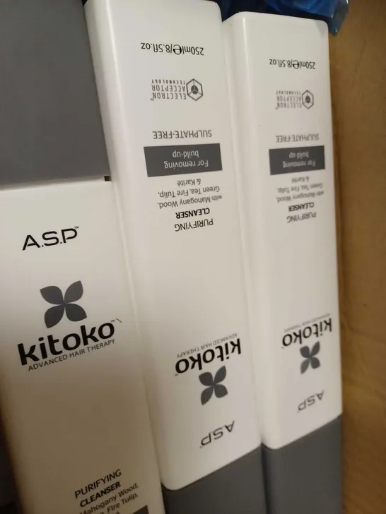 LOT OF APPROX 12 X 250ML A.S.P KITOKO PURIFYING CLEANSER 