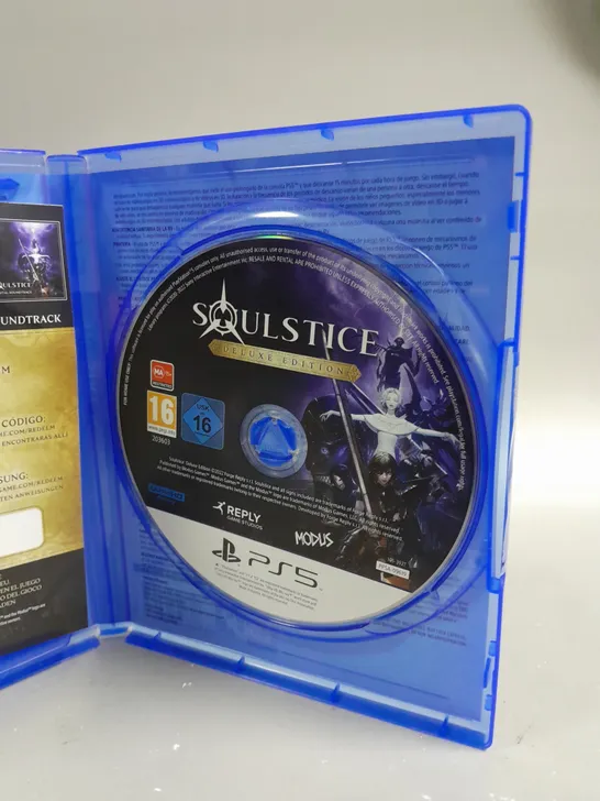 SOULSTICE DELUXE EDITION FOR PS5 