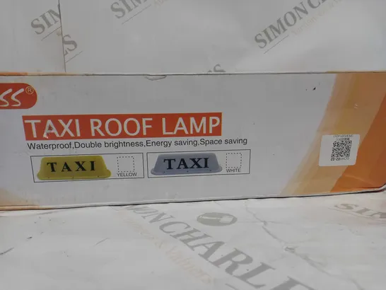 BOXED TAXI ROOF LAMP 12 TOSS