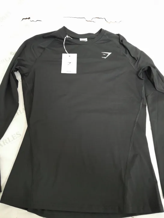 GYMSHARK ELEMENT BASELAYER LONG SLEEVE T-SHIRT - MEDIUM