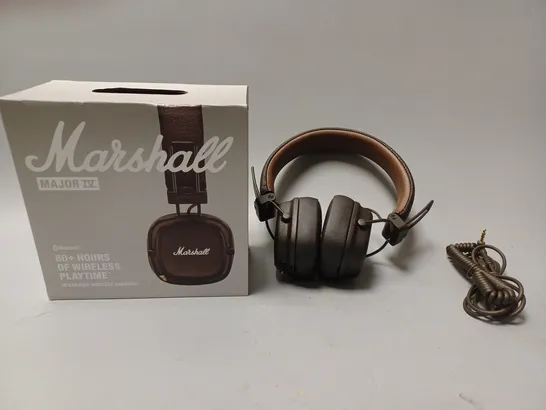 BOXED MARSHALL MAJOR BROWN EARPHONES 