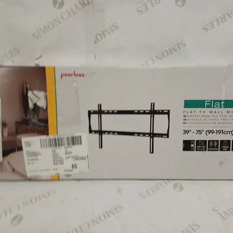 PEERLESS-AV FLAT TV WALL MOUNT 39"-75" (99-191CM) - BLACK 