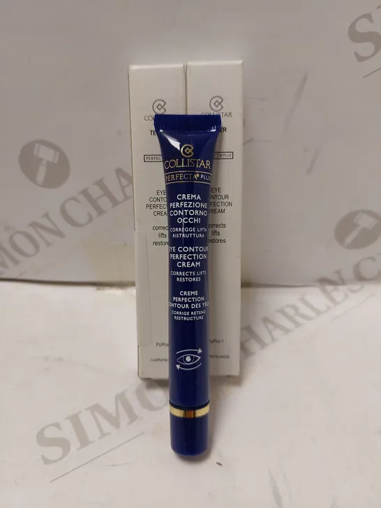 LOT OF 2 X 15ML COLLISTAR EYE CONTOUR PROTECTION CREAM TESTERS