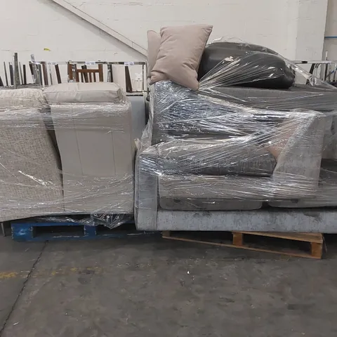 2X PALLETS TO CONTAIN ASSORTED SOFA/ARMCHAIR PARTS