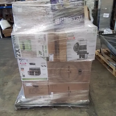 PALLET OF APPROXIMATELY 25 UNPROCESSED RAW RETURN HOUSEHOLD AND ELECTRICAL GOODS TO INCLUDE;