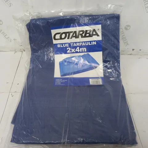 COTARBA 80gsm 2x4m BLUE TARPAULIN