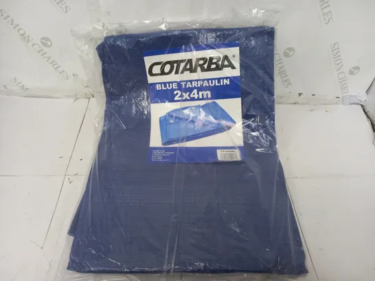 COTARBA 80gsm 2x4m BLUE TARPAULIN