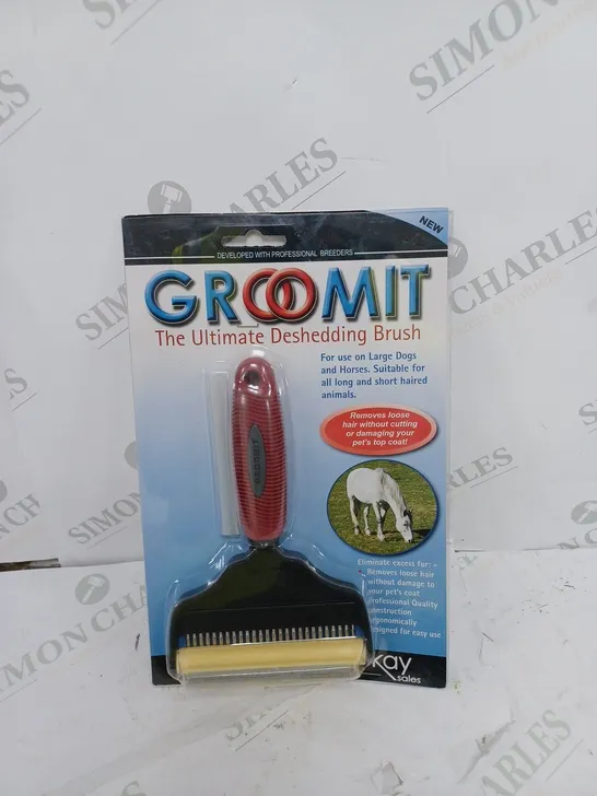 SEALED GROOMIT 2-IN-1 PET GROOMING BRUSH - LARGE 