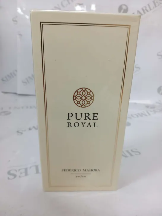 BOXED AND SEALED FEDERICO MAHORA PURE ROYAL PARFUM 50ML