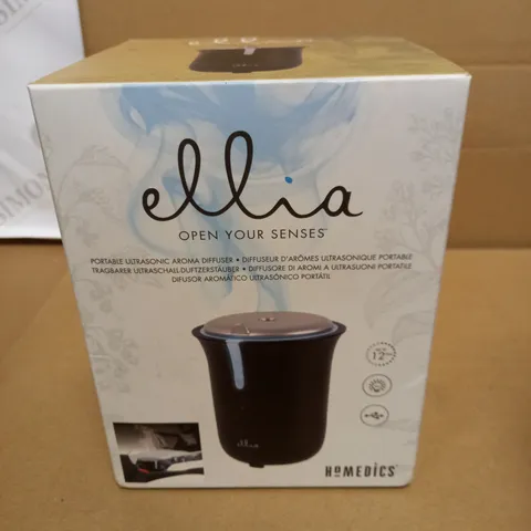 BOXED HOMEDICS ELLIA ROAM PORTABLE ULTRASONIC AROMA DIFFUSER