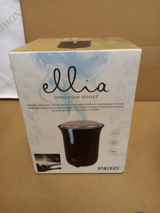 BOXED HOMEDICS ELLIA ROAM PORTABLE ULTRASONIC AROMA DIFFUSER