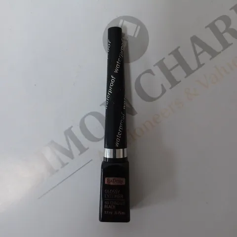 APPROXIMATELY 17 ISADORA GLOSSY EYELINER #40 CHROME BLACK 