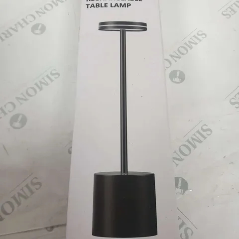 BOXED RECHARGEABLE TABLE LAMP