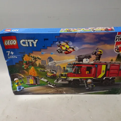 LEGO FIRE COMMAND TRUCK 60374