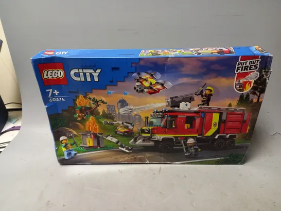 LEGO FIRE COMMAND TRUCK 60374