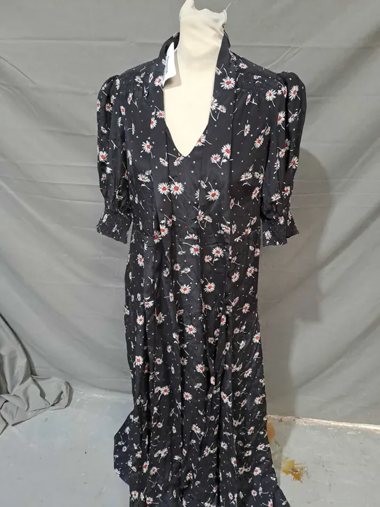 ANTHROPOLOGIE FLORAL DRESS SIZE M