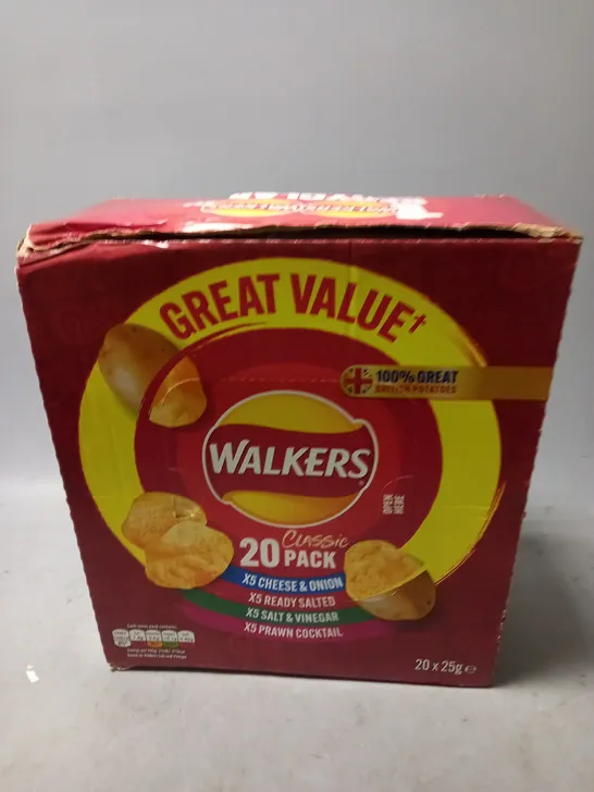 WALKERS CLASSIC PACK MULTIPACK CRISPS 