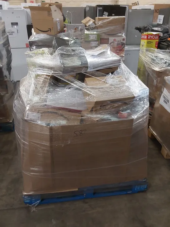 PALLET OF APPROXIMATELY 96 UNPROCESSED RAW RETURN HOUSEHOLD AND ELECTRICAL GOODS TO INCLUDE;