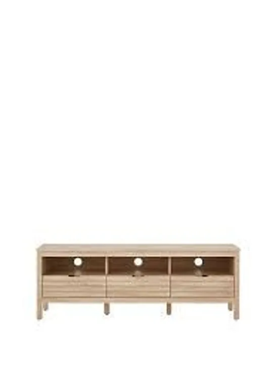 BOXED GRADE 1 LOTTIE TV UNIT OAK (1 BOX)