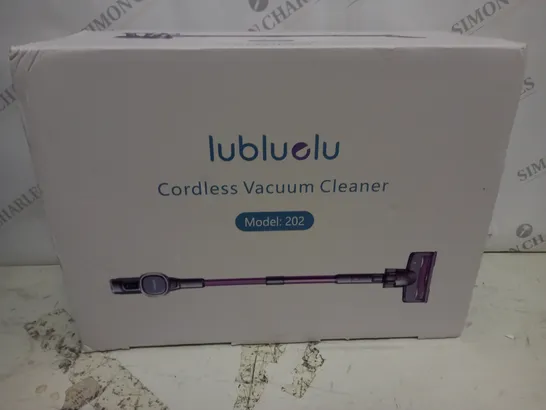 BOXED LUBLUELU MODEL 202 CORDLESS VACUUM CLEANER