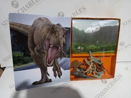 BOX OF 5 MY BUSY BOOKS JURASSIC WORLD DOMINION STORYBOOK WITH FIGURINES AND PLAYMAT