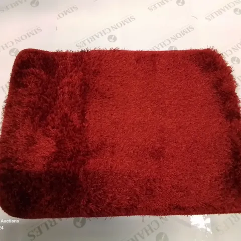 BRAND NEW PACO HOME 40X55CM RED BATH MAT