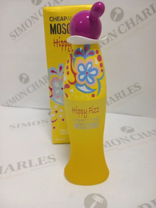 BOXED CHEAP AND CHIC MOSCHINO HIPPY FIZZ EAU DE TOILETTE 100ML