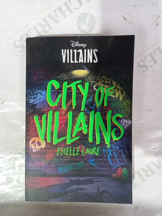 LOT OF APPROXIMATELY 15 ASSORTED DISNEY VILLAINS CITY OF VILLAINS BOOKS BY ESTELLE LAURE