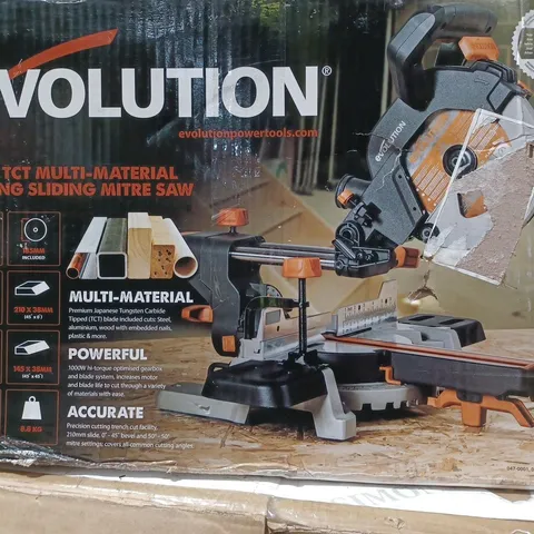 BOXED EVOLUTION MULTI-MATERIAL CUTTING SLIDING MITRE SAW