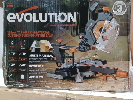 BOXED EVOLUTION MULTI-MATERIAL CUTTING SLIDING MITRE SAW