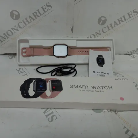 BOXED MOLOCY SMART WATCH COLOUR PINK 