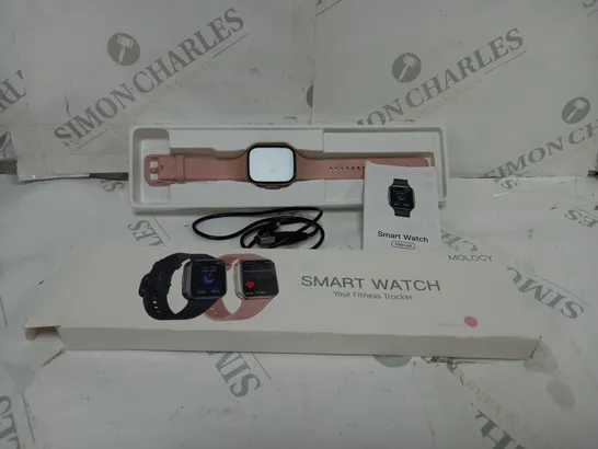 BOXED MOLOCY SMART WATCH COLOUR PINK 