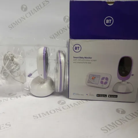 BT SMART BABY MONITOR WITH 2.8 INCH COLOUR SCREEN 
