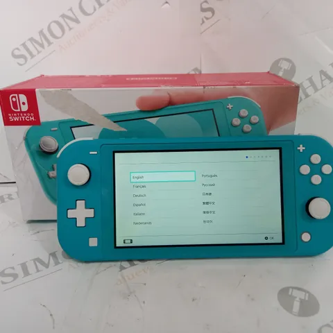 BOXED NINTENDO SWITCH LITE GAMING CONSOLE 